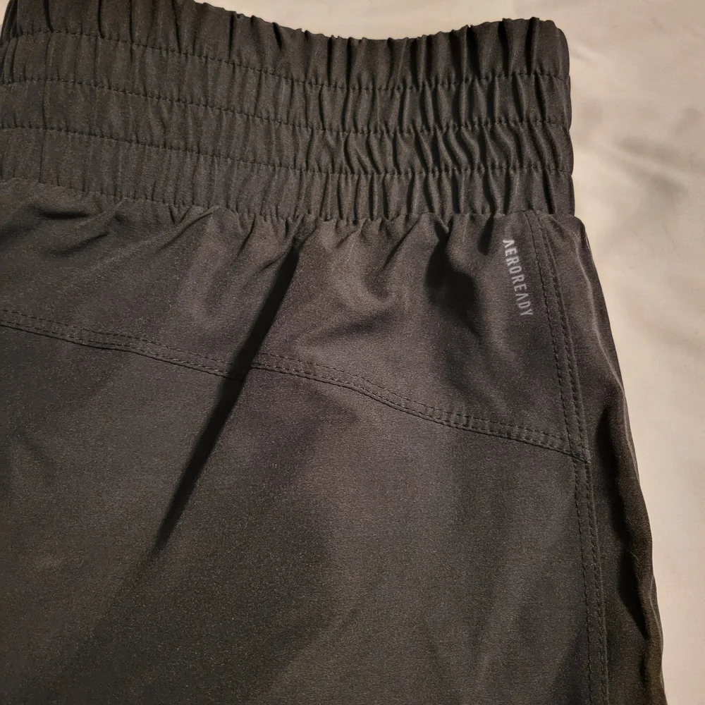 adidas Women's Pacer Training 3-Stripes Woven High-Rise 3" Shorts - Picture 6 of 10